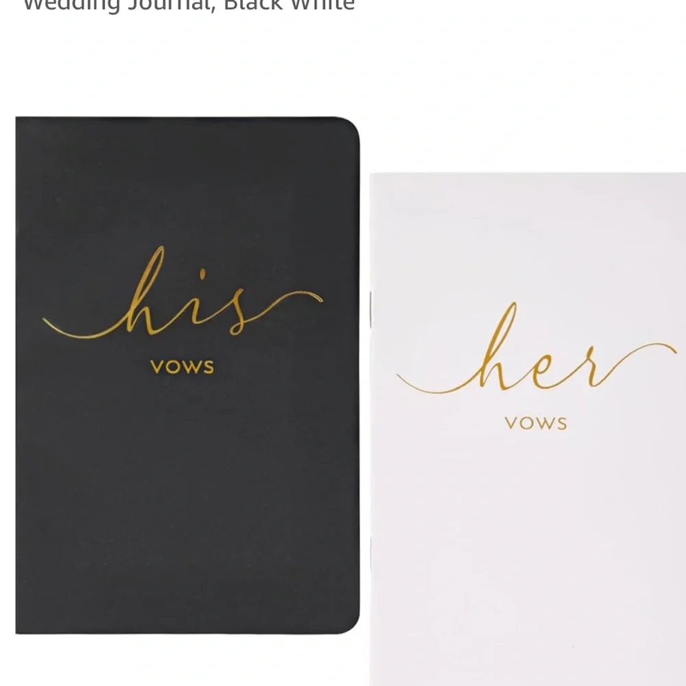 His and her vow books